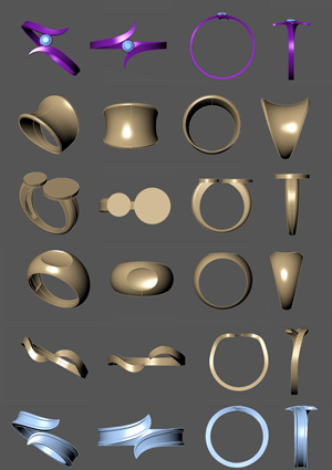 آموزش طراحی جواهرات و زیورآلات